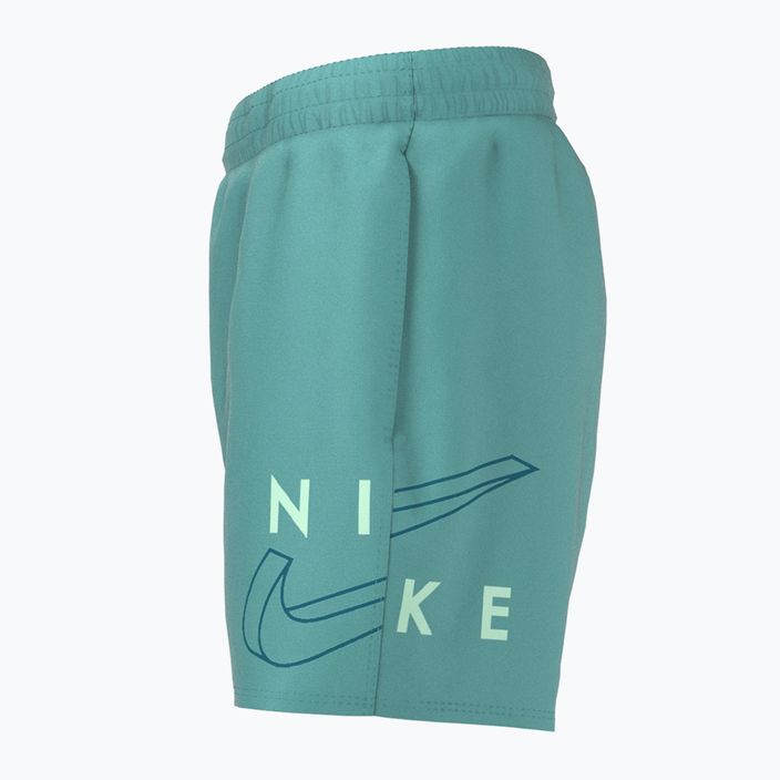 Detské plavecké šortky Nike Split Logo 4" Volley green NESSC786-339 7