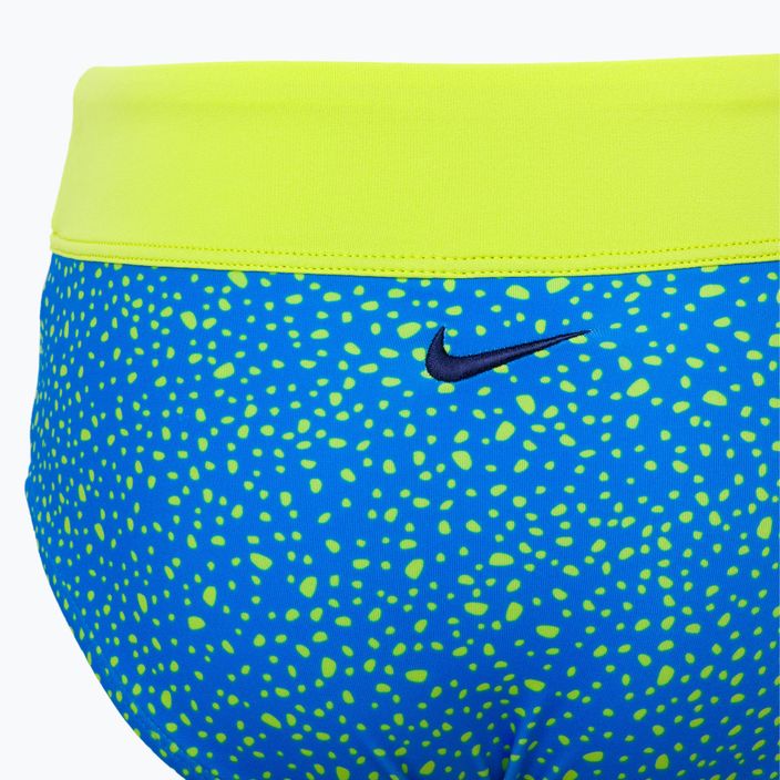 Detské dvojdielne plavky Nike Water Dots Asymmetrical blue NESSC725-458 4
