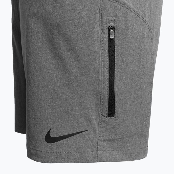 Pánske plavecké šortky Nike Flow 9" Hybrid tmavo šedé NESSC515 3
