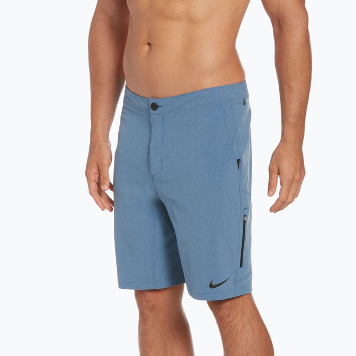 Pánske plavecké šortky Nike Flow 9" Hybrid blue NESSC515 6