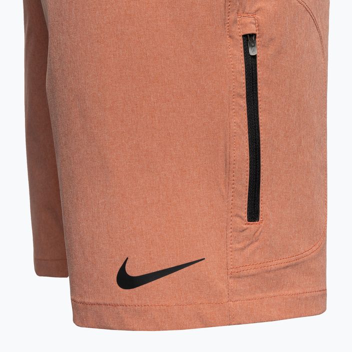 Pánske plavecké šortky Nike Flow 9" Hybrid orange NESSC515 3