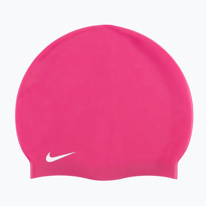 Plavecká čiapka Nike Solid Silicone pink 93060-672