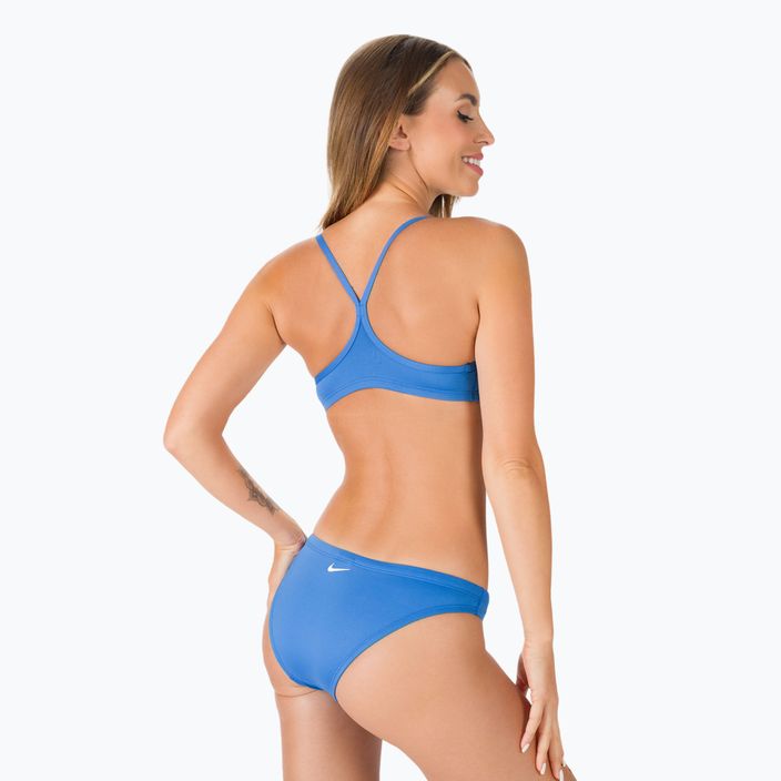 Dámske dvojdielne plavky Nike Essential Sports Bikini blue NESSA211-442 3