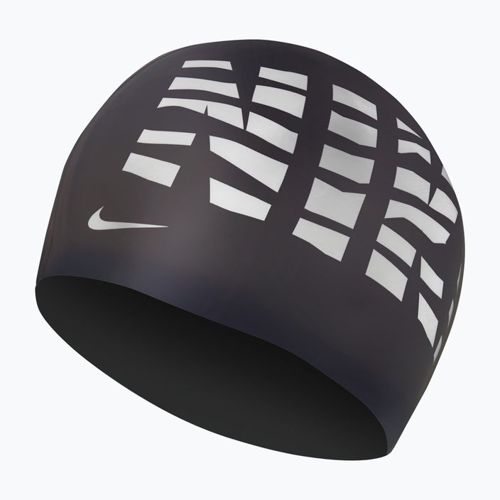 Plavecká čiapka Nike Wave Stripe Graphic 3 čierna NESSC160-001 2