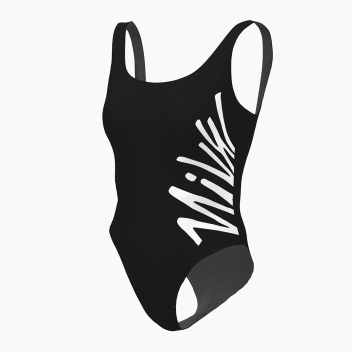 Dámske jednodielne plavky Nike Multi Logo Black NESSC250-001 5
