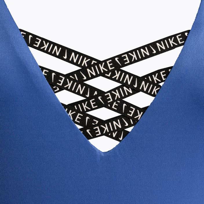 Nike Sneakerkini U-Back dámske jednodielne plavky modré NESSC254-442 3