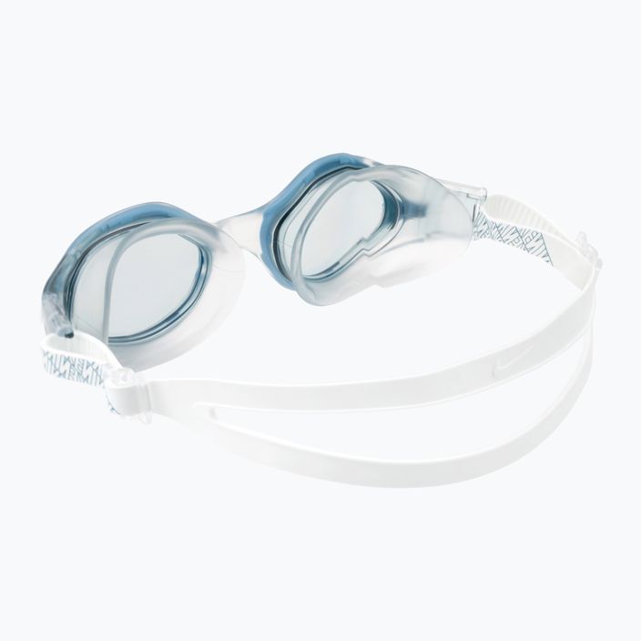 Plavecké okuliare Nike Flex Fusion 400 bielo-modré NESSC152 4