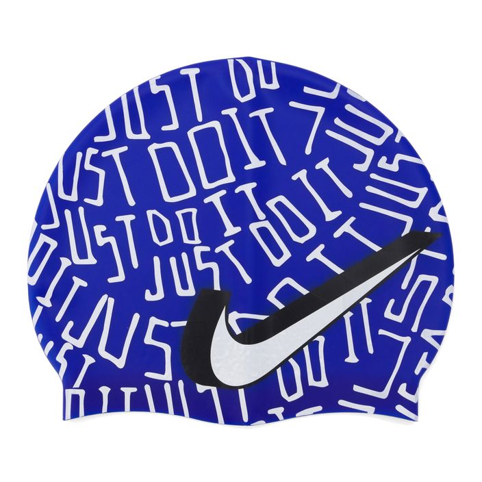 Nike Jdi Scribble Graphic 2 plavecká čiapka modrá NESSC159-418 2