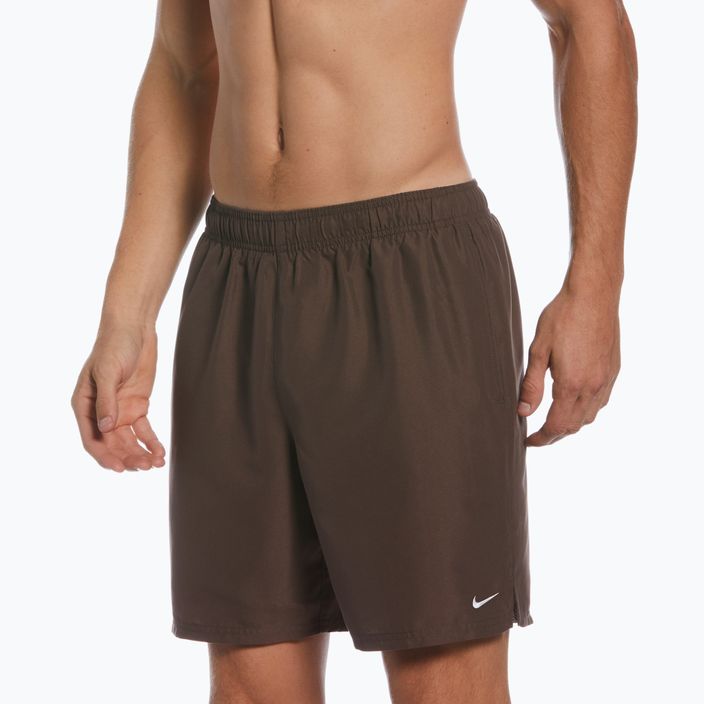 Pánske plavecké šortky Nike Essential 7" Volley hnedé NESSA559-046 4