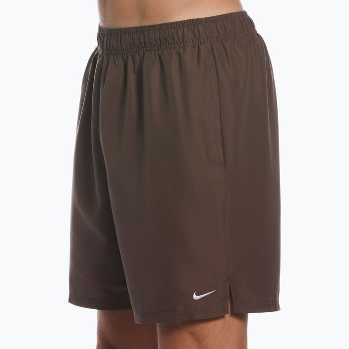 Pánske plavecké šortky Nike Essential 7" Volley hnedé NESSA559-046 5