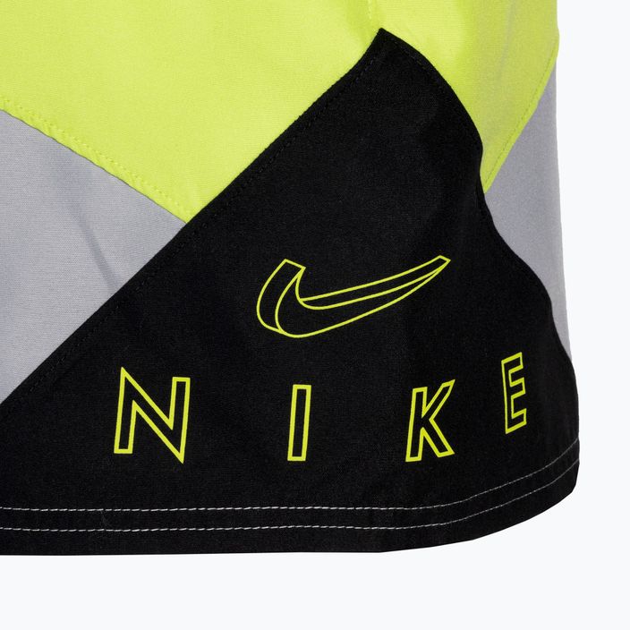 Pánske plavecké šortky Nike Logo 5" Volley zelené NESSC470-001 4