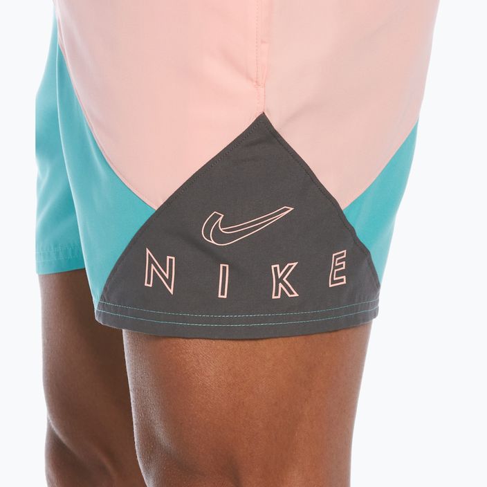 Pánske plavecké šortky Nike Logo 5" Volley šedé NESSC470-018 8