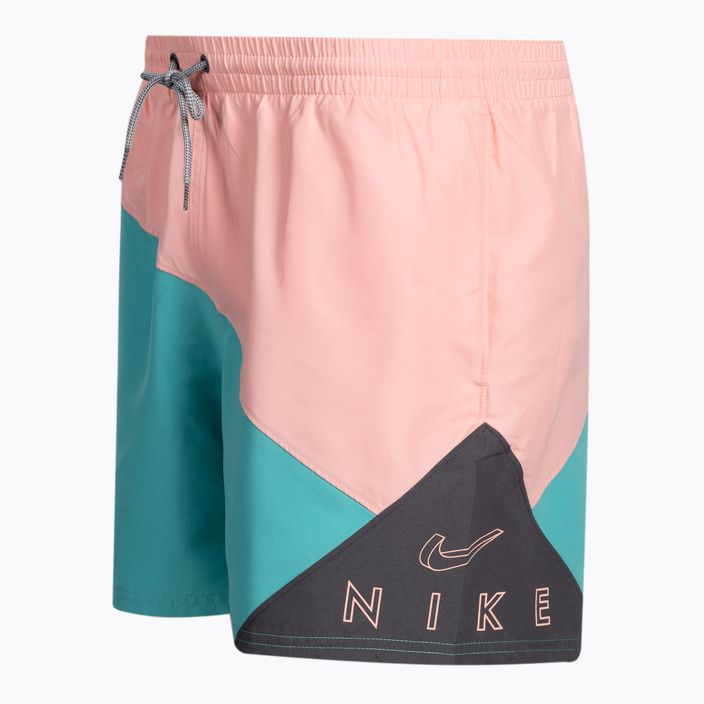 Pánske plavecké šortky Nike Logo 5" Volley šedé NESSC470-018 3