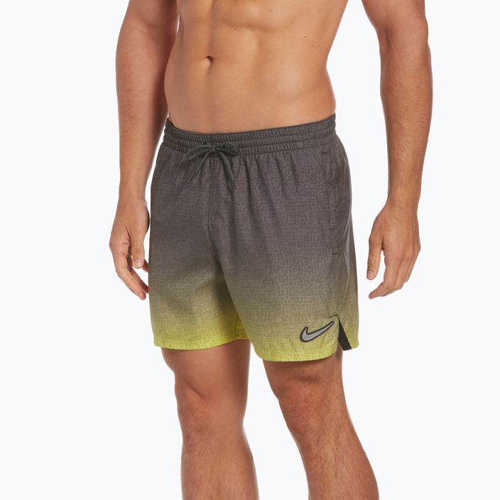 Pánske plavecké šortky Nike Jdi Fade 5" Volley hnedé NESSC479-312 5