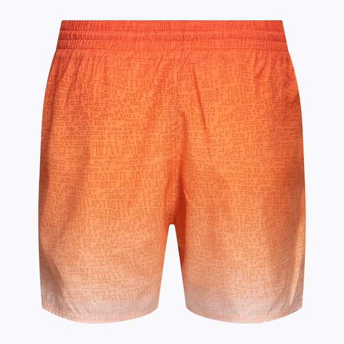 Pánske plavecké šortky Nike Jdi Fade 5" Volley orange NESSC479-817 2