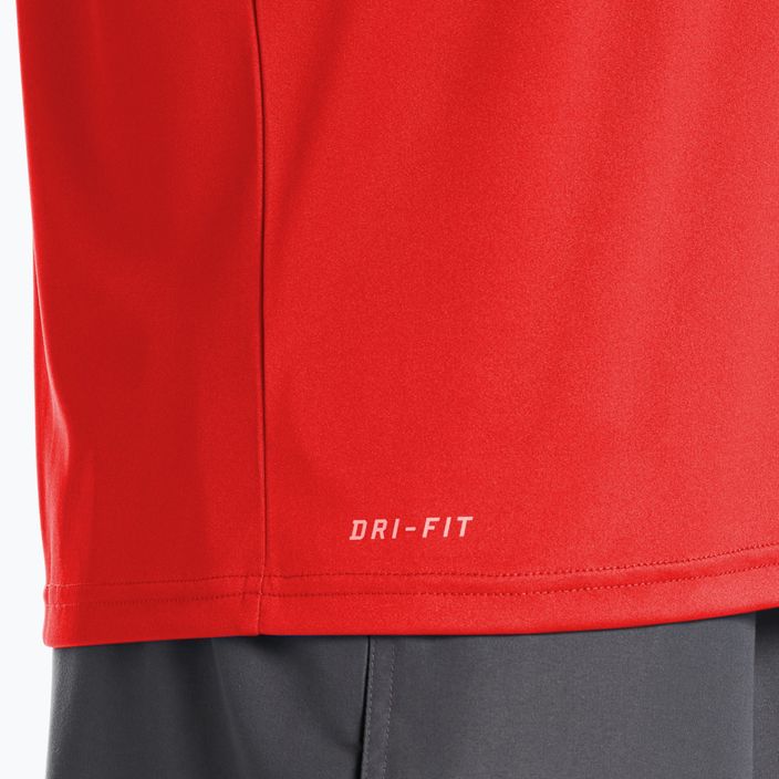 Pánske tréningové tričko Nike Essential červené NESSA586-614 10