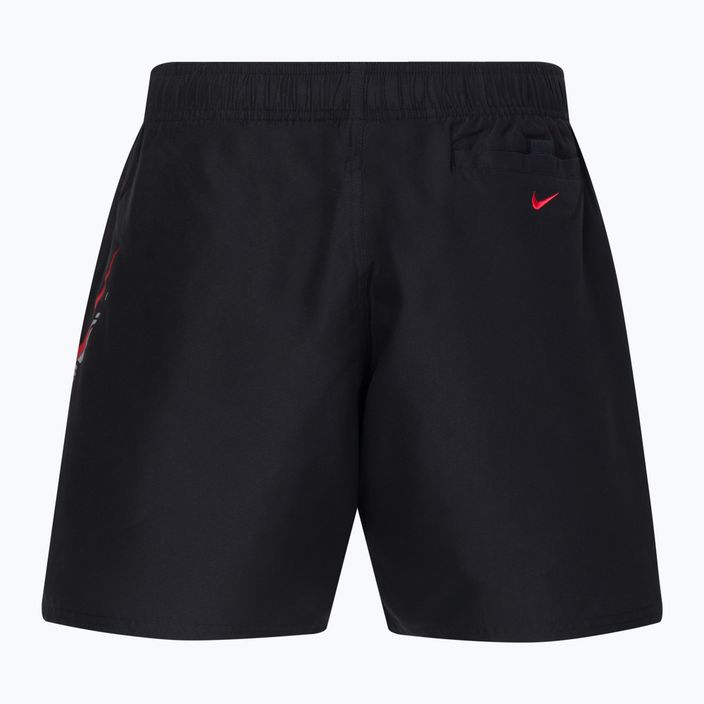 Pánske plavecké šortky Nike Liquify Swoosh 5" Volley black NESSC611-001 2