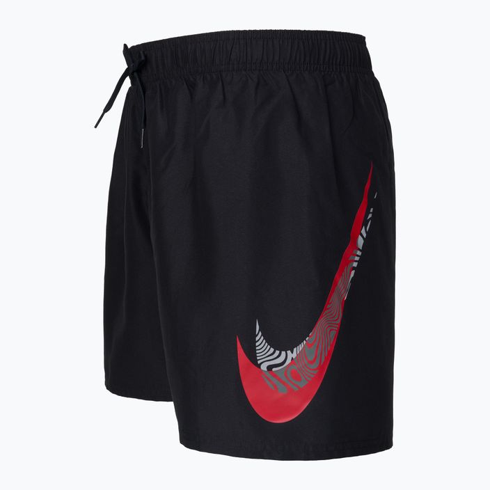 Pánske plavecké šortky Nike Liquify Swoosh 5" Volley black NESSC611-001 3