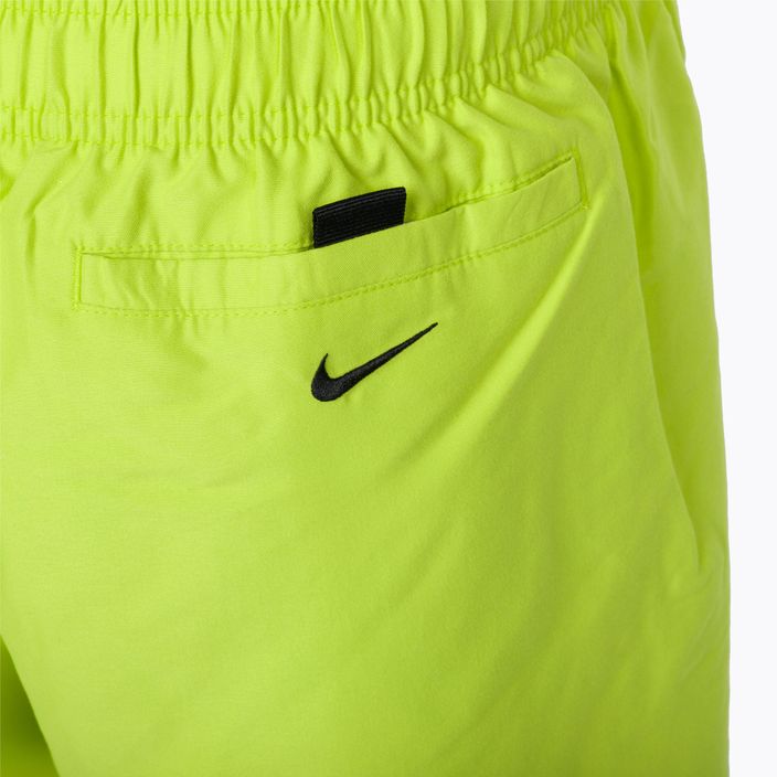 Pánske plavecké šortky Nike Liquify Swoosh 5" Volley zelené NESSC611-312 4