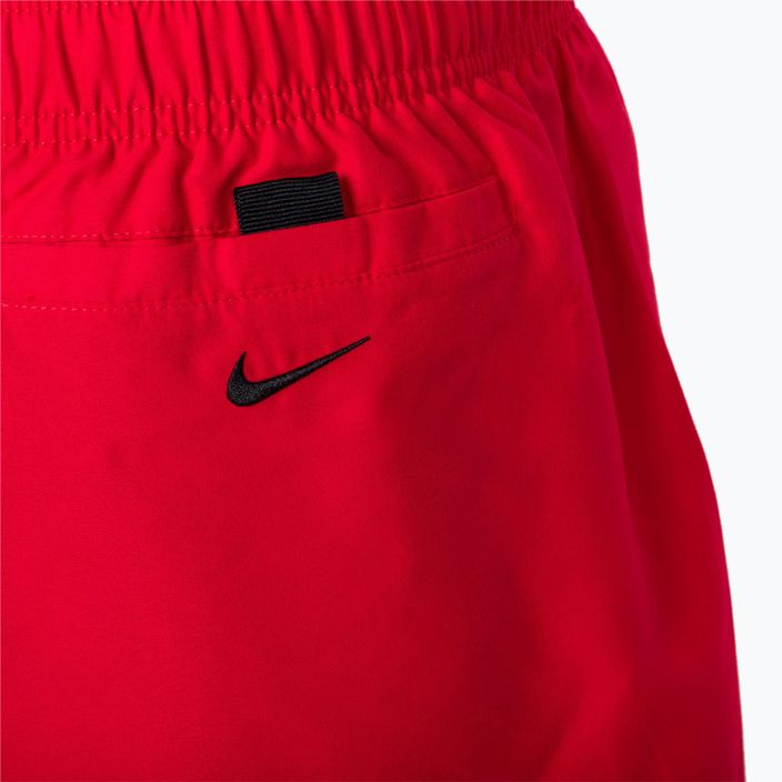 Pánske plavecké šortky Nike Liquify Swoosh 5" Volley červené NESSC611-614 4