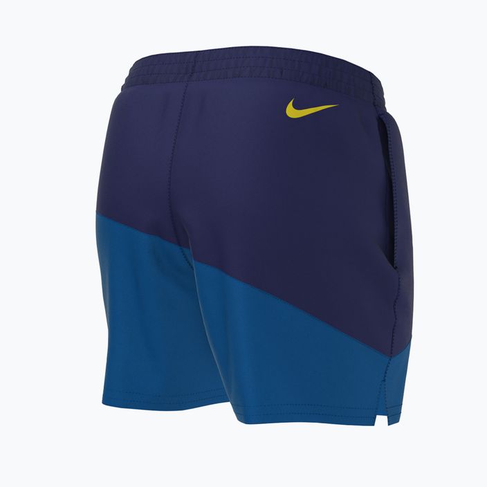 Pánske plavecké šortky Nike Block Swoosh 5" Volley navy blue NESSC492 2