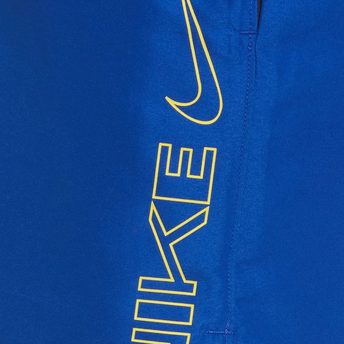 Pánske plavecké šortky Nike Block Swoosh 5" Volley navy blue NESSC492 5
