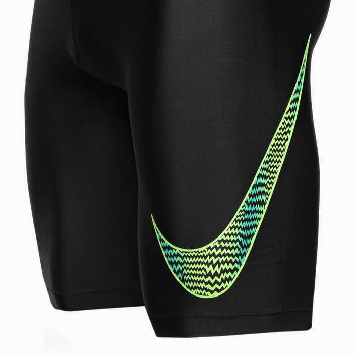 Pánske plavky Nike Multi Logo Jammer čierne NESSC588 3