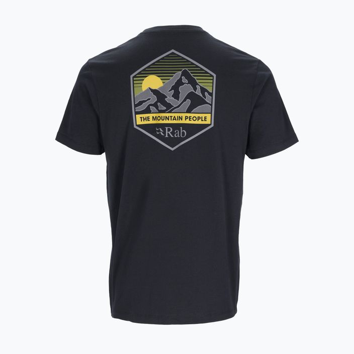Rab Stance Mountain Peak pánske trekingové tričko sivé QCB-66 4