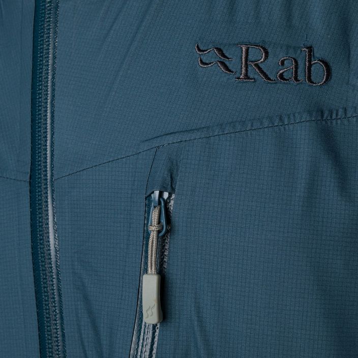 Pánska bunda do dažďa Rab Latok Paclite Plus modrá QWH-55 11