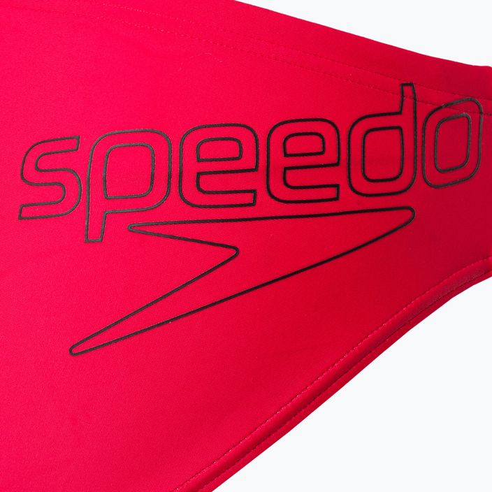 Speedo Logo Brief detské plavecké nohavičky červené 8-00314914374 3