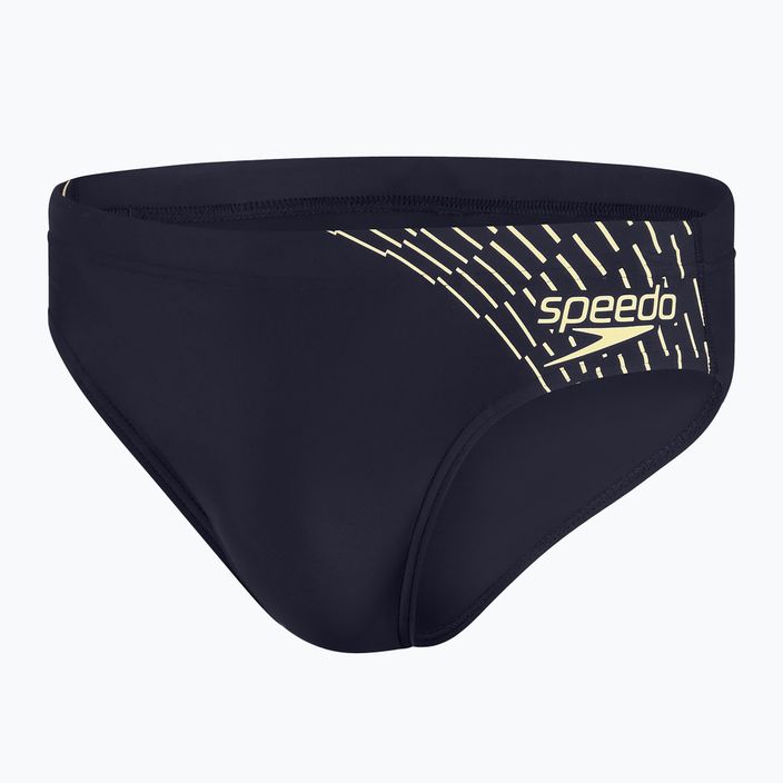 Pánske plavecké nohavičky Speedo Medley Logo 7 cm Brief tmavomodré 8-0973906873 4