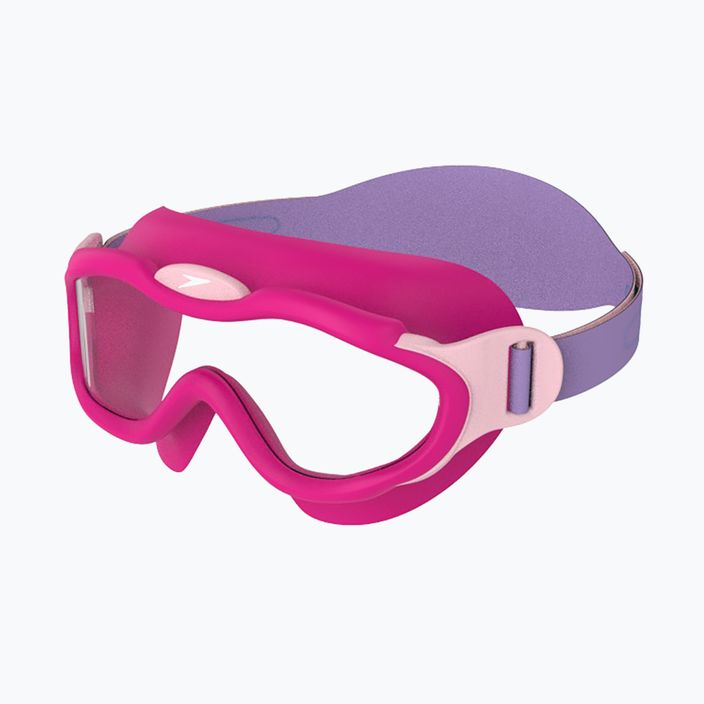Speedo Sea Squad detská plavecká maska Jr electric pink/miami lilac/blossom/clear 6