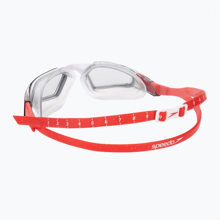 Plavecké okuliare Speedo Aquapulse Pro červeno-biele 4