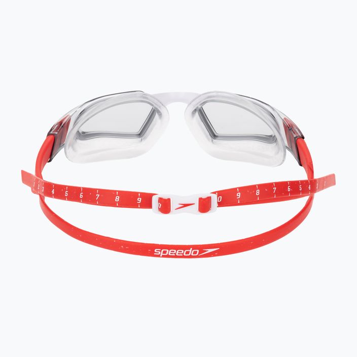 Plavecké okuliare Speedo Aquapulse Pro červeno-biele 5