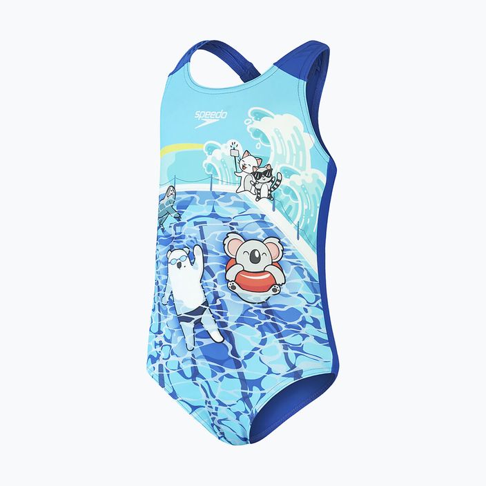 Detské jednodielne plavky Speedo Plavky s digitálnou potlačou modré 8-0797015161 3