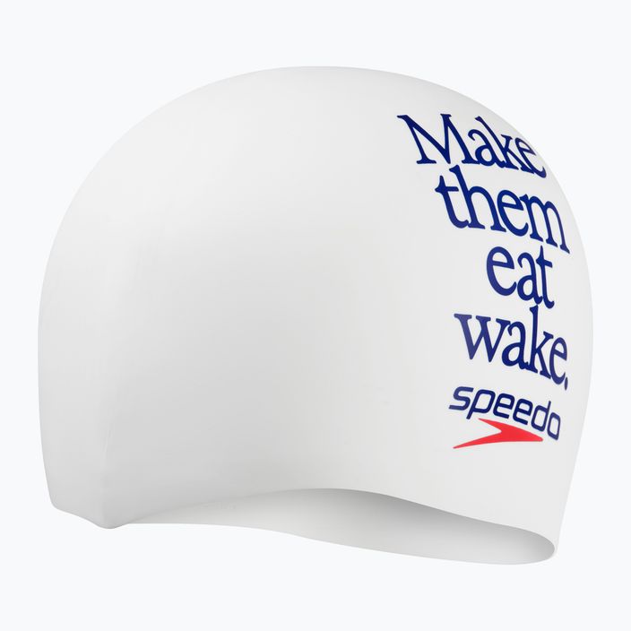 Speedo Logo Umiestnenie čiapky biela 8-0838514611 2