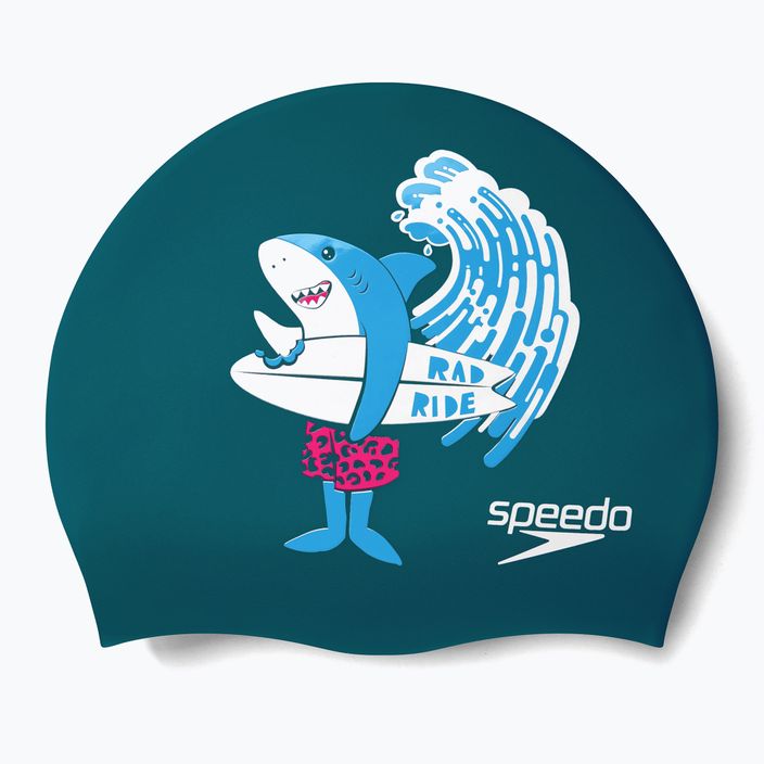 Detská čiapka Speedo Printed Silicone Junior námornícka modrá 8-0838614637 3