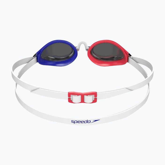 Plavecké okuliare Speedo Fastskin Speedsocket 2 Mirror červené/biele/modré 3
