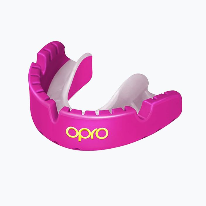 Chránič čeľuste pre ortodontické rovnátka Opro Gold Braces ružový 2
