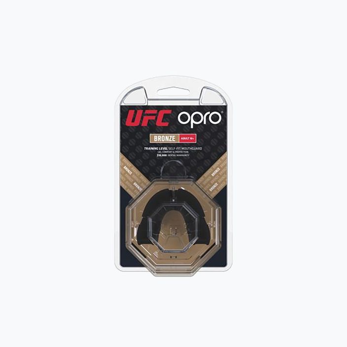 Opro UFC Bronze chránič čeľuste čierny 2