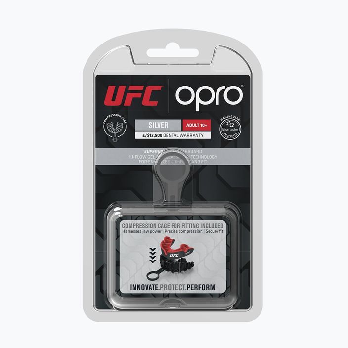 Chránič zubov Opro UFC Silver GEN2 čierny 2