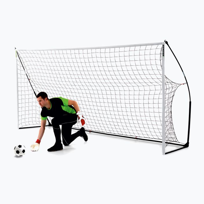 Futbalová bránka QuickPlay Kickster Academy 365 x 180 cm biela/čierna 3