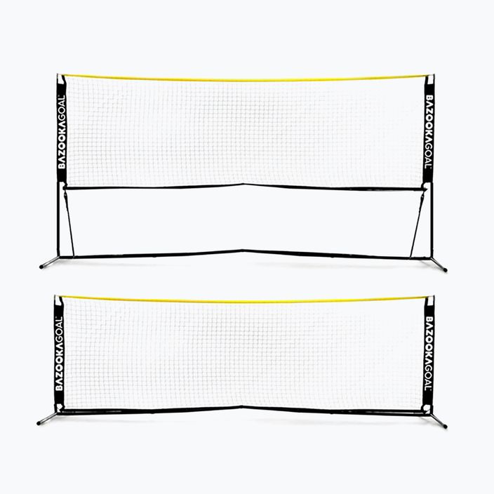 Bazookagoal Futbalová tenisová sieť 300 x 100/150 cm čierna 3267