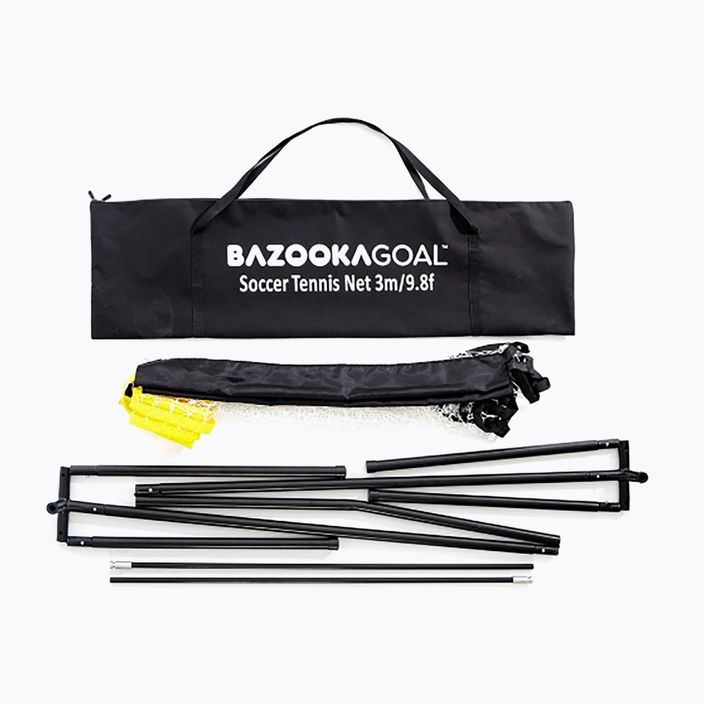Bazookagoal Futbalová tenisová sieť 300 x 100/150 cm čierna 3267 2
