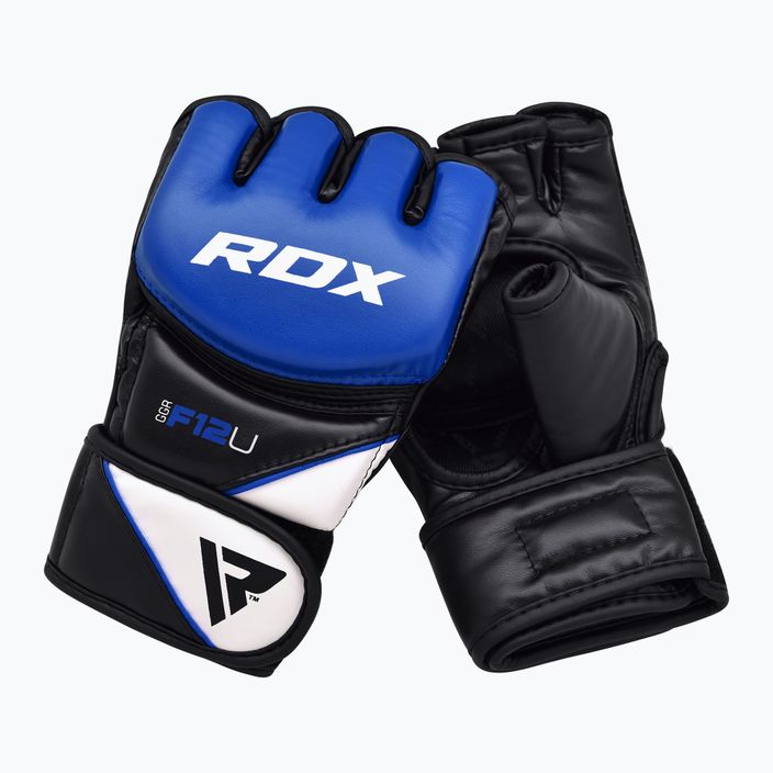 Grapplingové rukavice RDX Glove Nový model GGRF-12U modré 2
