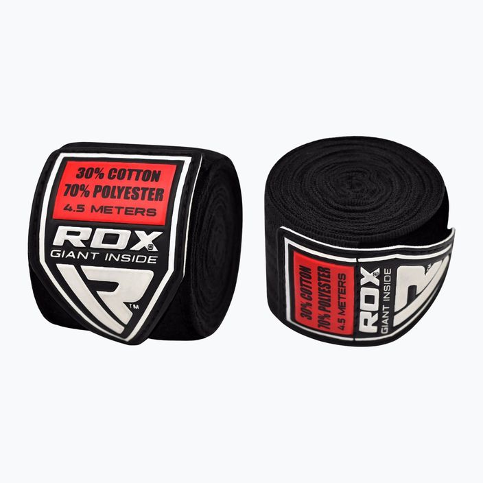 Boxerské bandáže RDX Hand Wraps black HWX-RB 2