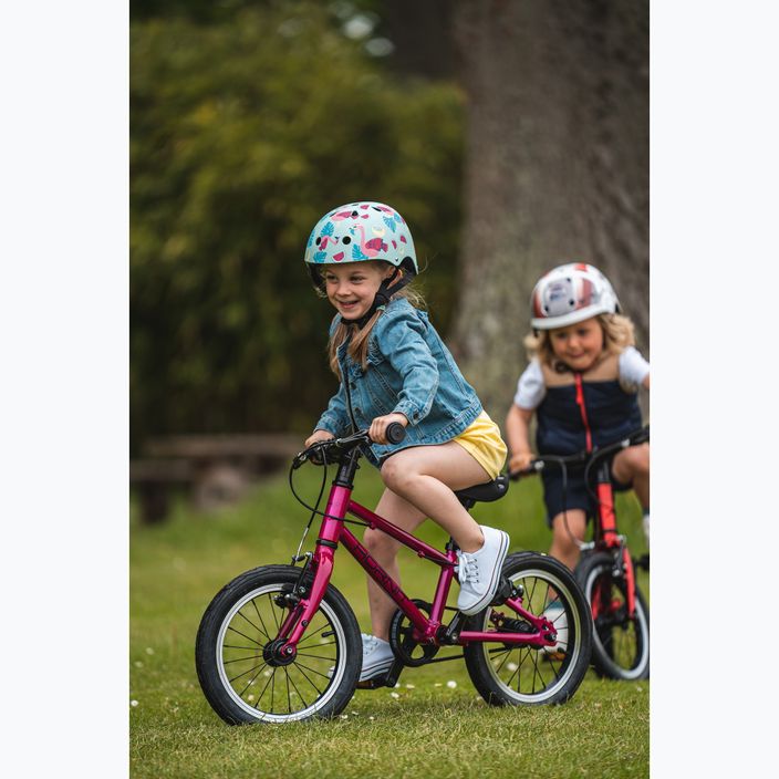 Detská cyklistická prilba Hornit Flaming blue/pink 10