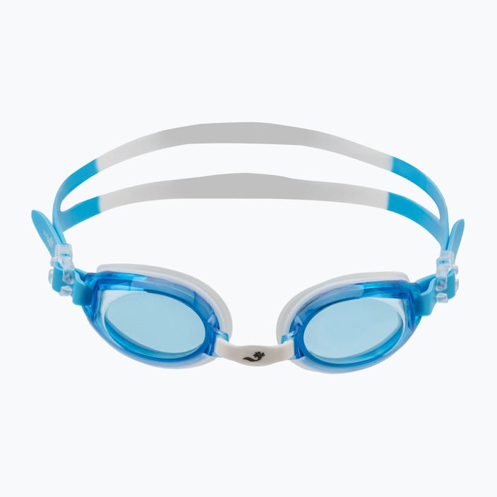 Detské plavecké okuliare Splash About Piranha Azure white and blue SOGJPA 2
