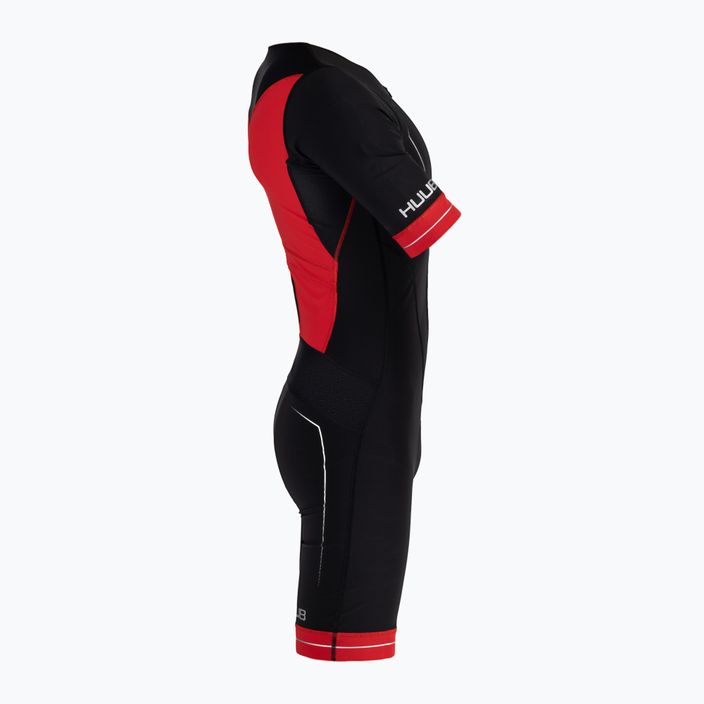 Pánsky triatlonový oblek HUUB Race Long Course Tri Suit čierno-červený RCLCS 3