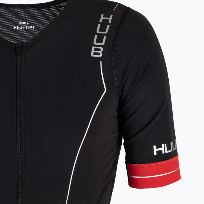 Pánsky triatlonový oblek HUUB Race Long Course Tri Suit čierno-červený RCLCS 4